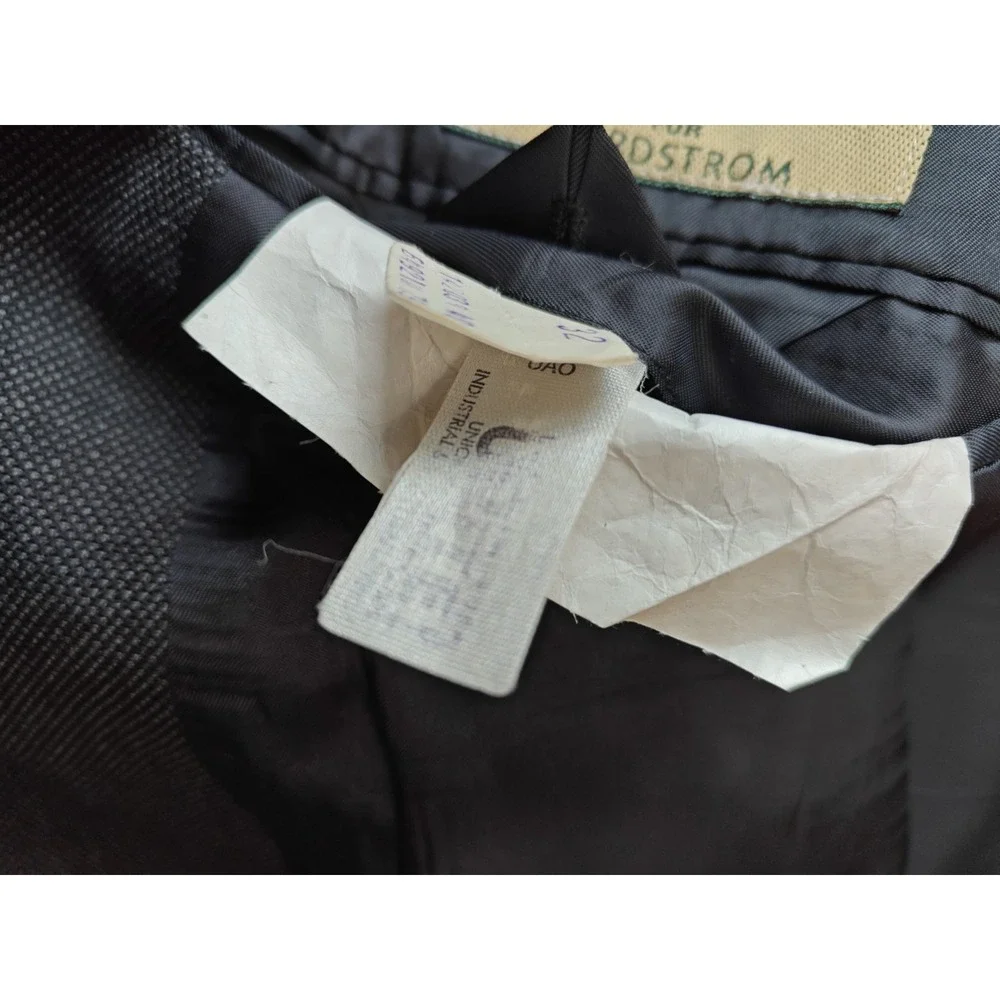 Joseph Abboud Mens Wool Sports Coat 42R Gray Made in USA 3 Button Q801